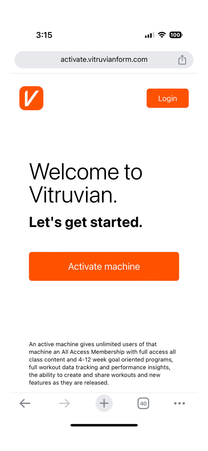 Activate Monthly Membership