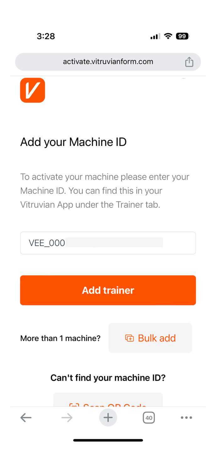 activate.vitruvianform.com add machine id